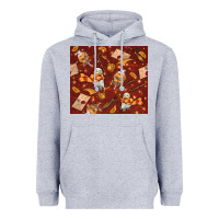Heather Grey wizard items with glitter Heavyweight Hoodie - TumblerDesignByShophia