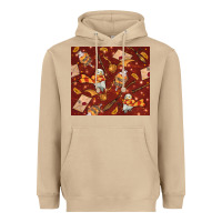 Mushroom wizard items with glitter Heavyweight Hoodie - TumblerDesignByShophia