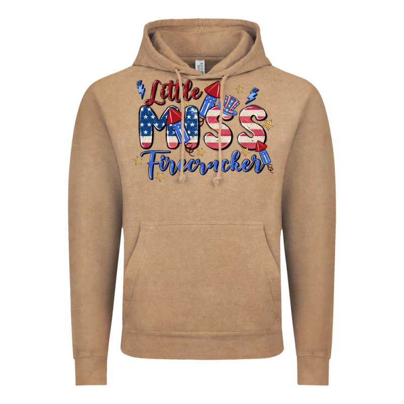 Little Miss Firecracker Vintage Hoodie by MaliasSmallBusiness | Teevron