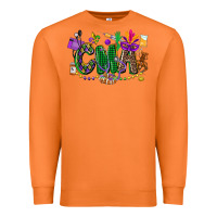 Carrot cma mardi gras cowgirl Premium Sweatshirt - CowGirlArtShop