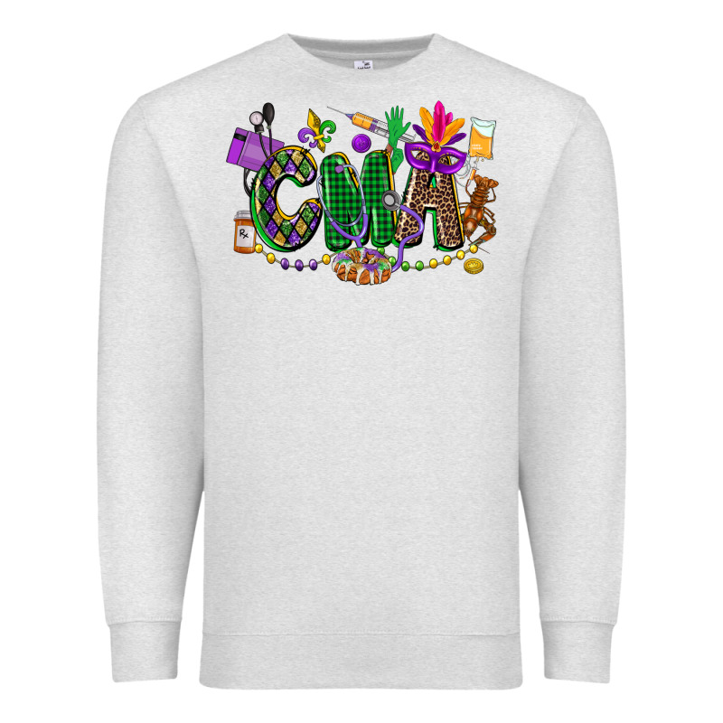 Cma Mardi Gras Cowgirl Premium Sweatshirt by CowGirlArtShop | Teevron