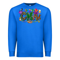 True Royal cma mardi gras cowgirl Premium Sweatshirt - CowGirlArtShop