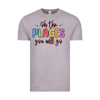 Vintage Zinc oh the places you will go Vintage Tee - MaliasSmallBusiness