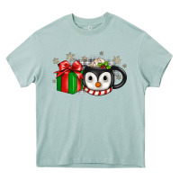 Arona Christmas penguin coffee Heavy Core Tee - JahusDesignShop
