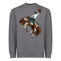 Storm american paint horse rodeo cowboy Heavyweight Sweatshirt - MaliasSmallBusiness