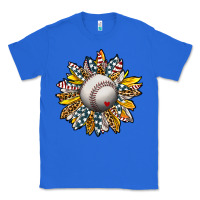 True Royal Baseball Sunflower Classic Tee - CowhideDigitalArt