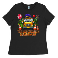 Black transportation department Ladies Tee - AdoDesignShop