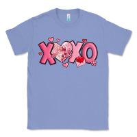 Colony Blue xoxo disco heart valentine's day Classic Tee - MaliasSmallBusiness