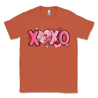Copper xoxo disco heart valentine's day Classic Tee - MaliasSmallBusiness