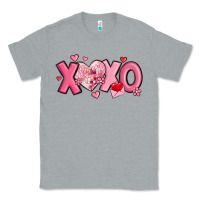 Heather Grey xoxo disco heart valentine's day Classic Tee - MaliasSmallBusiness