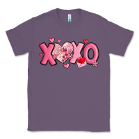 Lavender xoxo disco heart valentine's day Classic Tee - MaliasSmallBusiness