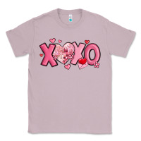 Lilac xoxo disco heart valentine's day Classic Tee - MaliasSmallBusiness