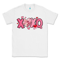 White xoxo disco heart valentine's day Classic Tee - MaliasSmallBusiness