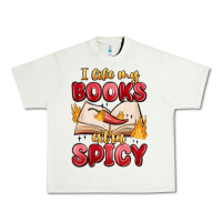 Pistachio i like my books extra spicy Urban Heavy Tee - MaliasSmallBusiness