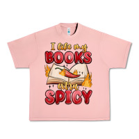 Salmon i like my books extra spicy Urban Heavy Tee - MaliasSmallBusiness