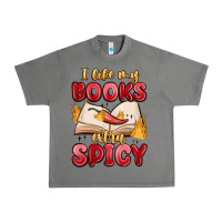 I Like My Books Extra Spicy Urban Heavy Tee | Teevron