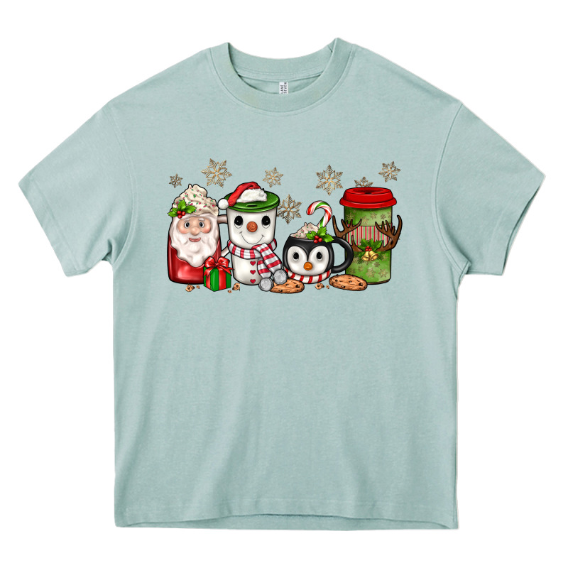 Christmas Coffee Heavy Core Tee by JahusDesignShop | Teevron