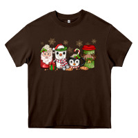 Chocolate Brown Christmas coffee Heavy Core Tee - JahusDesignShop