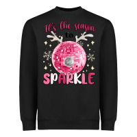 Black it's the season to sparkle Heavyweight Sweatshirt - MaliasSmallBusiness