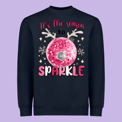 It's The Season To Sparkle Heavyweight Sweatshirt Designed By Maliassmallbusiness