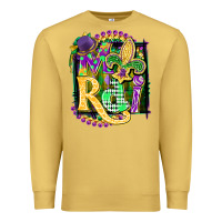 Antique Gold mardi gras Premium Sweatshirt - CowGirlArtShop