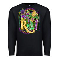 Black mardi gras Premium Sweatshirt - CowGirlArtShop