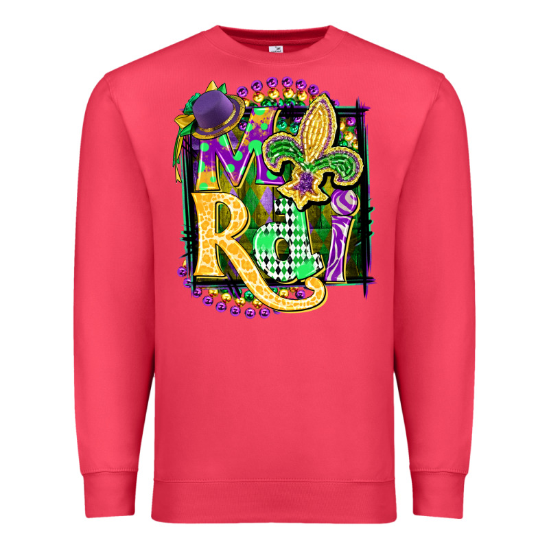 Mardi Gras Premium Sweatshirt by CowGirlArtShop | Teevron