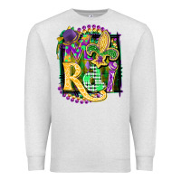 Oatmeal Heather mardi gras Premium Sweatshirt - CowGirlArtShop