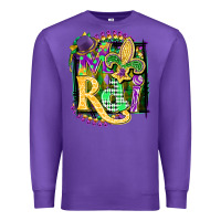 Purple mardi gras Premium Sweatshirt - CowGirlArtShop