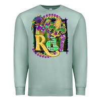 Seafoam mardi gras Premium Sweatshirt - CowGirlArtShop