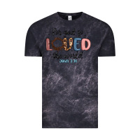 Cloud Black for god so loved the world Vintage Tee - MaliasSmallBusiness