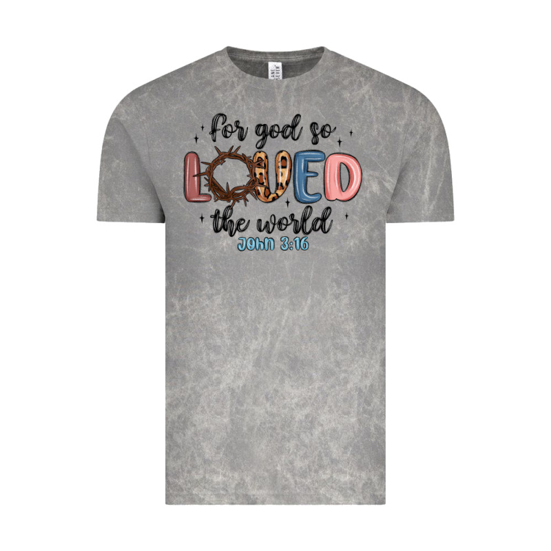 For God So Loved The World Vintage Tee by MaliasSmallBusiness | Teevron