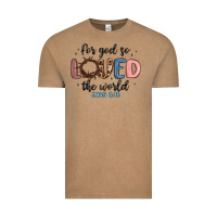 Vintage Coffee for god so loved the world Vintage Tee - MaliasSmallBusiness