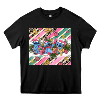 Black pink stitch  christmas Heavy Core Tee - AdoDesignShop