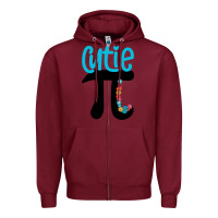 Burgundy Cutie Pi Zipper Hoodie - Bettercallsaul