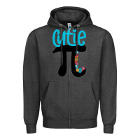 Charcoal Heather Cutie Pi Zipper Hoodie - Bettercallsaul