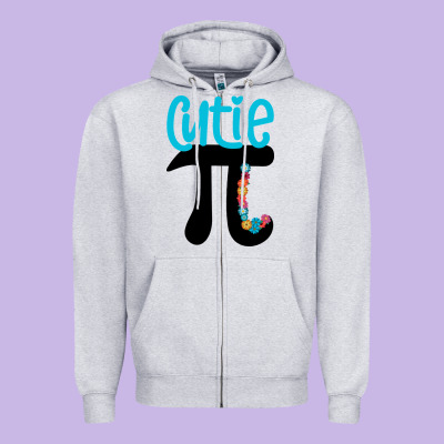 Cutie Pi Zipper Hoodie Designed By Bettercallsaul