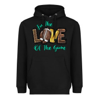 Black for the love of the game Heavyweight Hoodie - HowdyJamesFarm