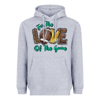 Heather Grey for the love of the game Heavyweight Hoodie - HowdyJamesFarm