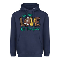 Navy for the love of the game Heavyweight Hoodie - HowdyJamesFarm