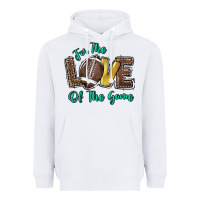 White for the love of the game Heavyweight Hoodie - HowdyJamesFarm