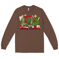 Chestnut merry christmas nurse trees Long Sleeve Tee - MaliasSmallBusiness