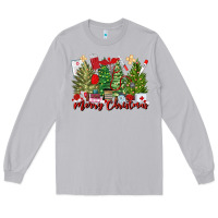 Moon Dust merry christmas nurse trees Long Sleeve Tee - MaliasSmallBusiness
