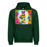 Forest Green LGBTQ+ Pride With Flower Tumbler Urban Hoodie - BundleAndBundleShop