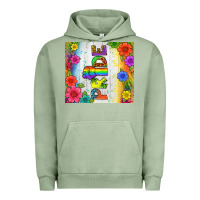 Pigment Oil Green LGBTQ+ Pride With Flower Tumbler Urban Hoodie - BundleAndBundleShop
