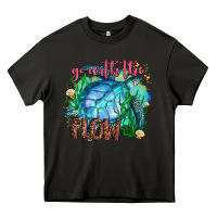 Asphalt go with the flow Heavy Core Tee - AdoDesignShop