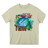 Mossy go with the flow Heavy Core Tee - AdoDesignShop