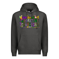 Charcoal Heather medical laboratory technician mardi gras Premium Hoodie - CowGirlArtShop