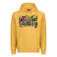 Mustard medical laboratory technician mardi gras Premium Hoodie - CowGirlArtShop