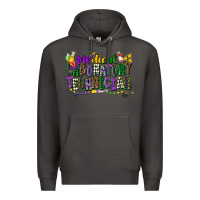Smoke medical laboratory technician mardi gras Premium Hoodie - CowGirlArtShop